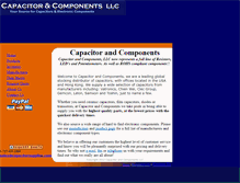 Tablet Screenshot of capacitorsupplier.com
